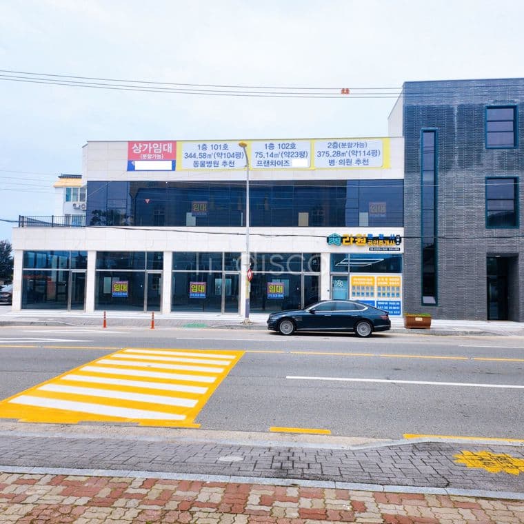 장성읍 소재지 신축 상가,16평씩 분할 가능, 총 64평